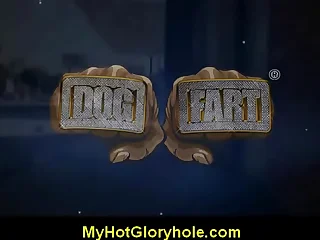 Dictatorial gloryhole blowjob 9